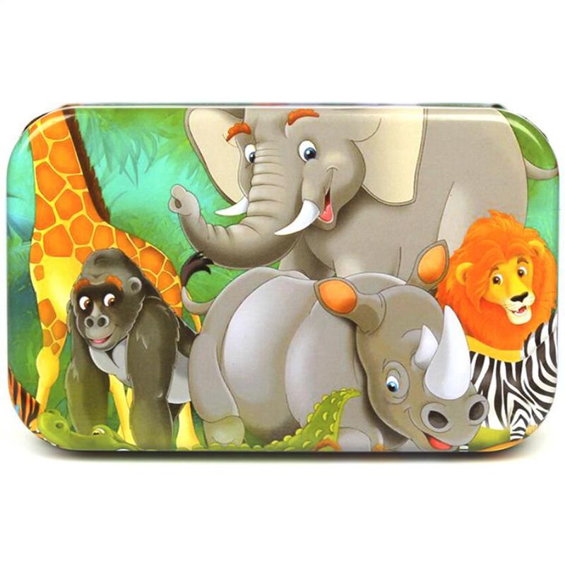 1pc 60piece Jigsaw Puzzle for Kids Educational Toys Children Cartoon Animal Puzzles Intellectual Development Montessori Games