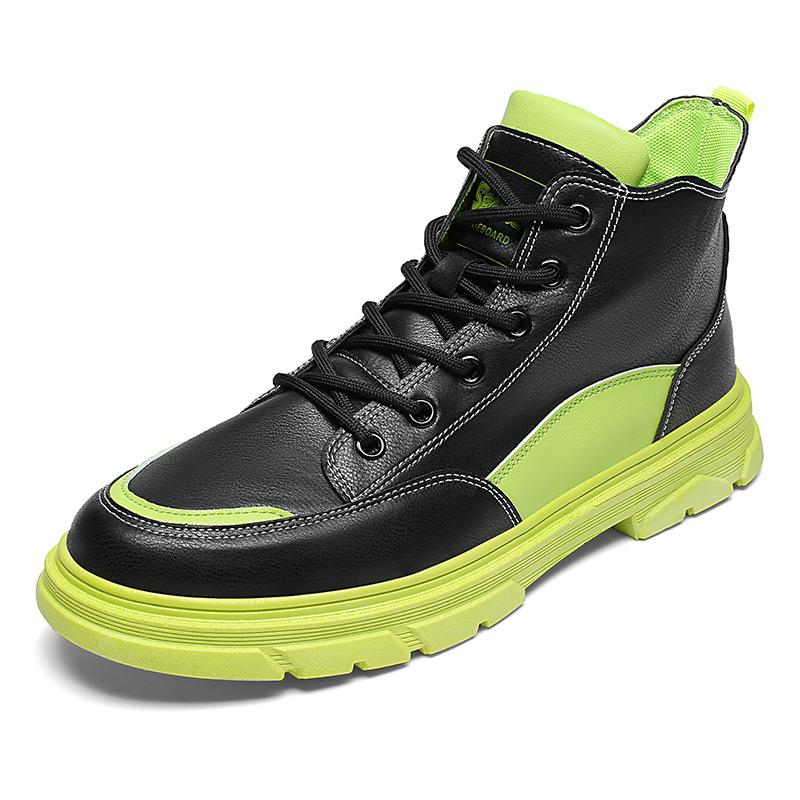 

Высокие повседневные кеды на доске осень новая носка повседневные кожаные ботинки размер 39-44 модная цветовая гамма ботинки Мартин 44