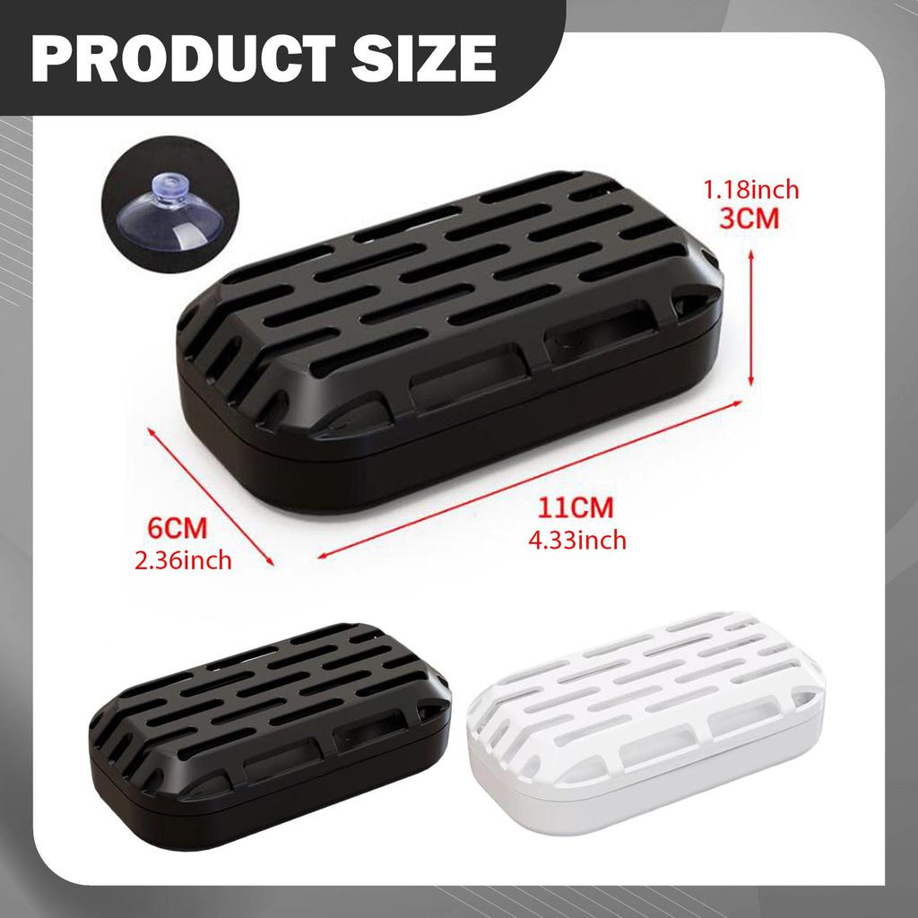 Turtle Tank Poop Collector with Suction Cups Aquarium Decor Debris Collector for Breeding Box