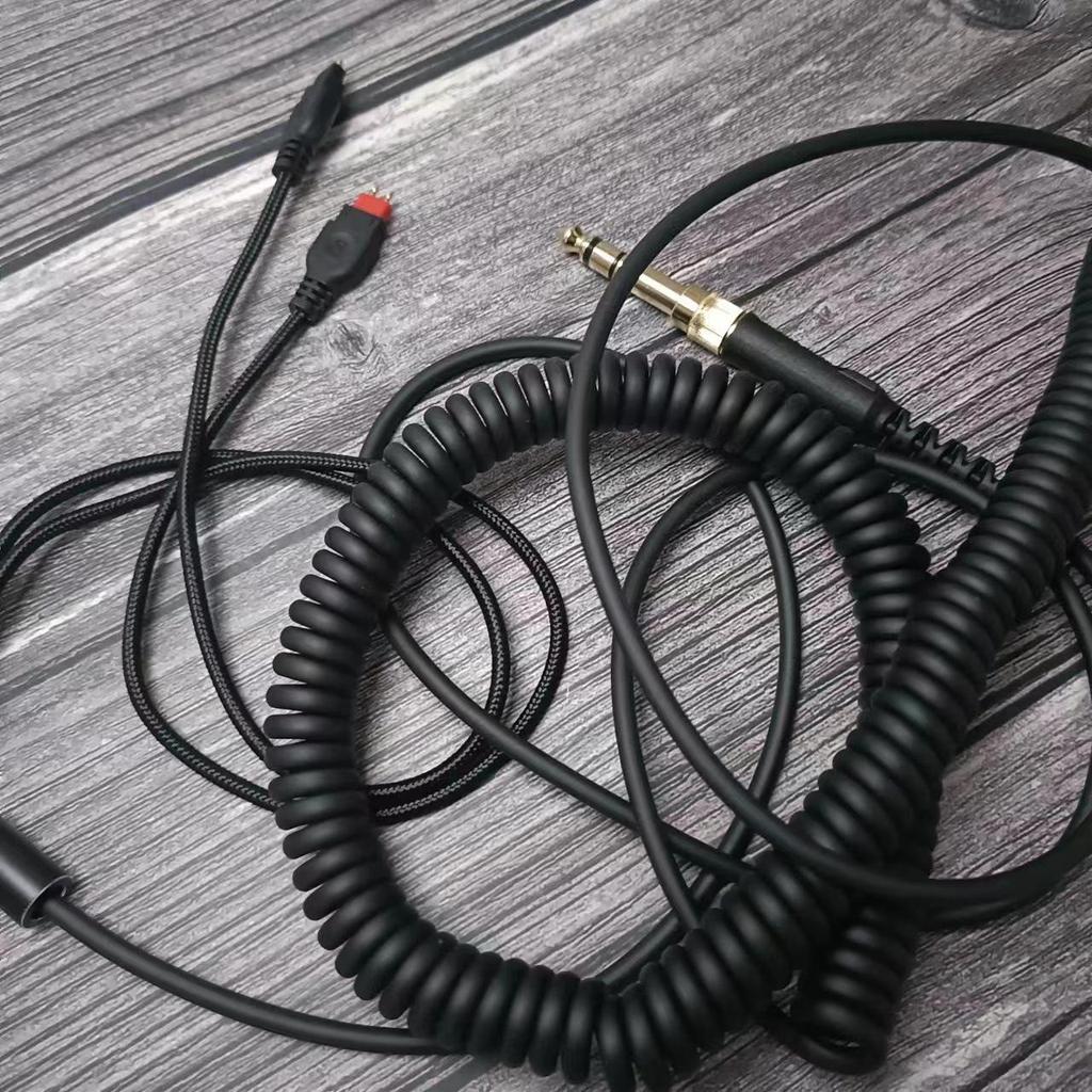 Upgrade Coiled Audio Cable for HD580/600/650/565/58X Headphones