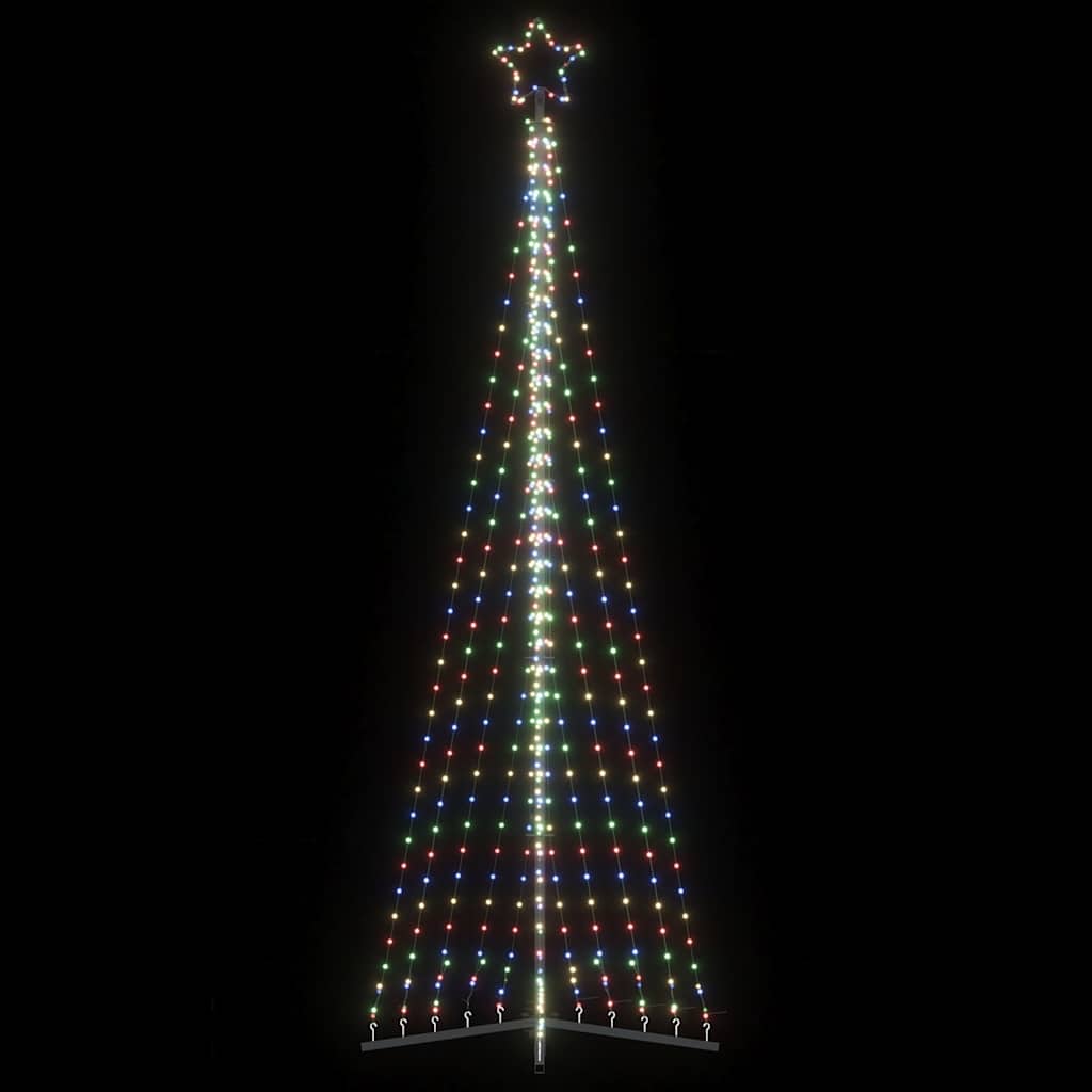 LED Christmas Tree 495 Multicolor LEDs 300.5 Cm