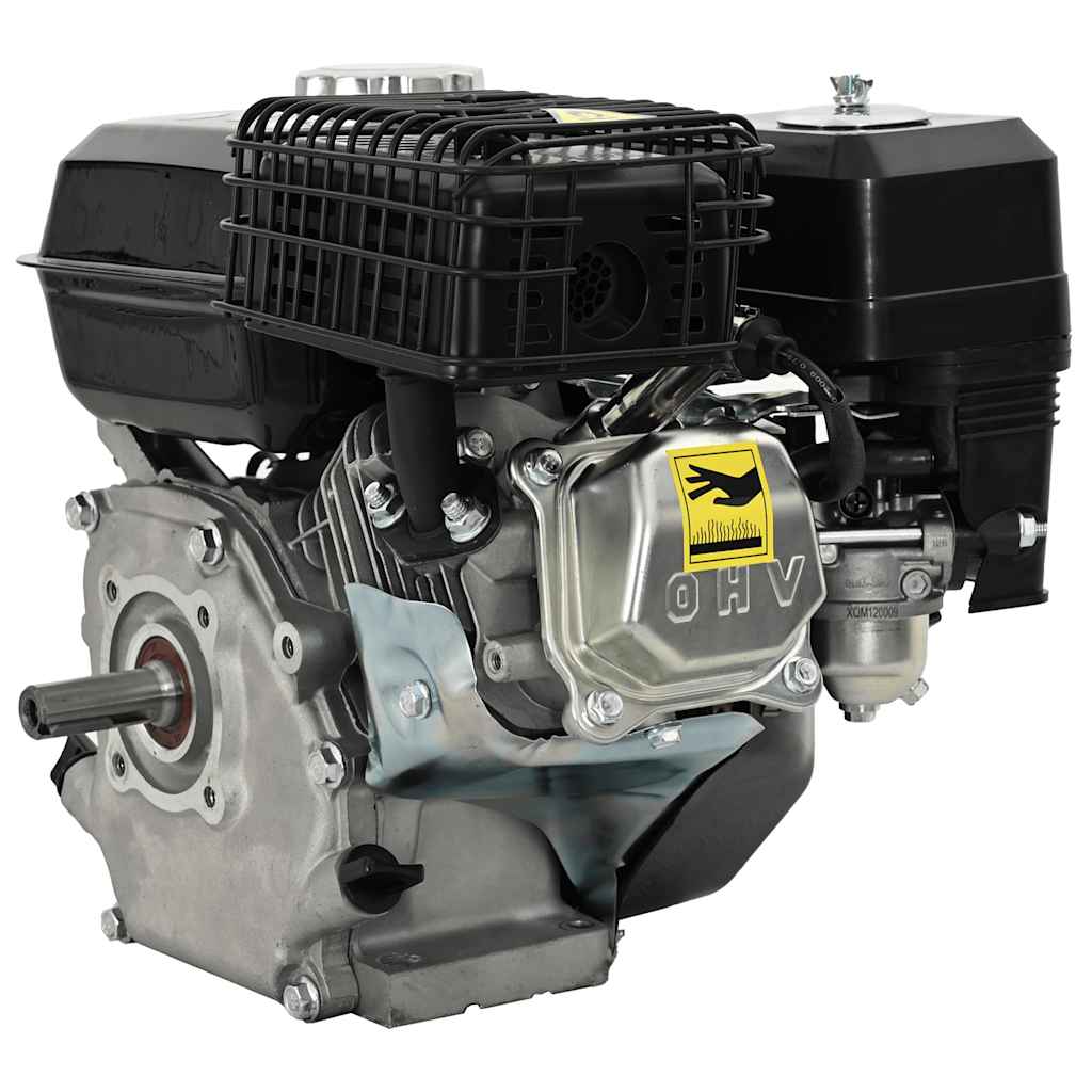 Vidaxl Benzinmotor, 6,5 PS, 4,8 kW, Schwarz