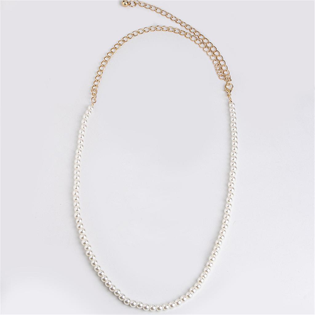 Elegant Pearl Waist Chain for Lady Adjustable Decorative Waist Chain Belt Waist Jewelry Evening Dress Waist Chain Decors