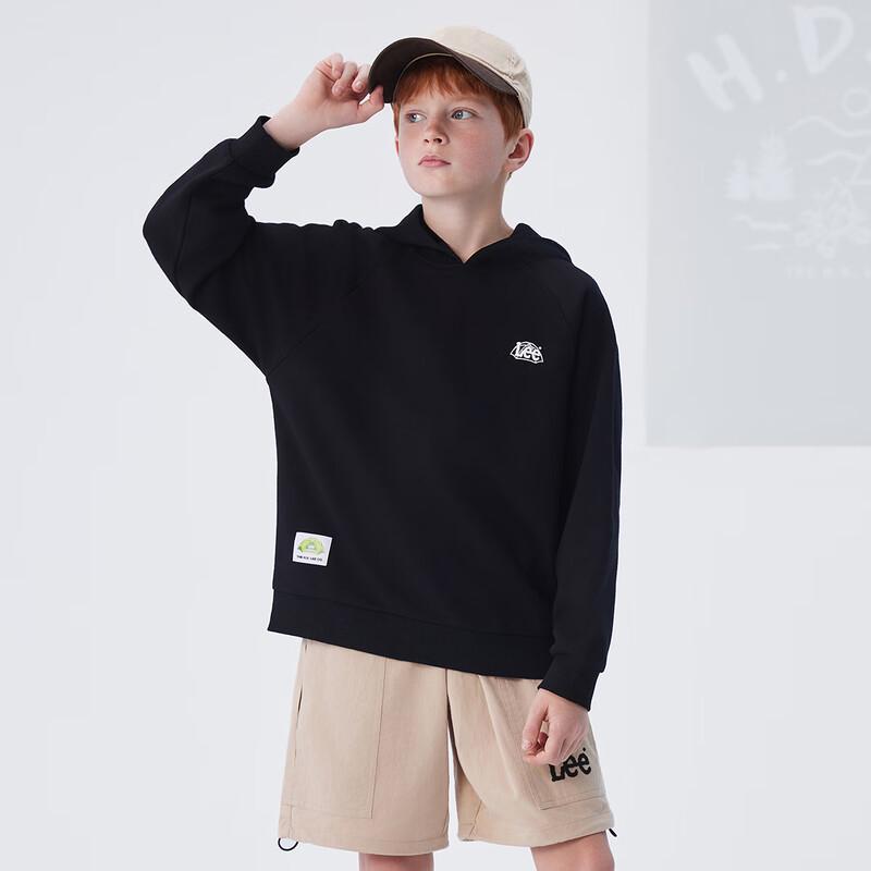 Lee Kids Kids' Casual Dropped Shoulder Hooded Sweatshirt