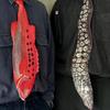 Unique Fish-shaped Tie Cartoon Creative Novelty Necktie New Animal Pattern Tie  Wedding Event