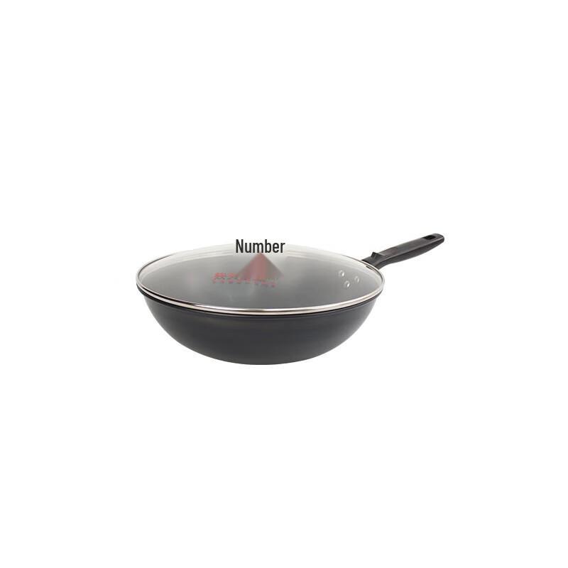 COOKER KING 32cm Wrought Iron Non-Stick Wok