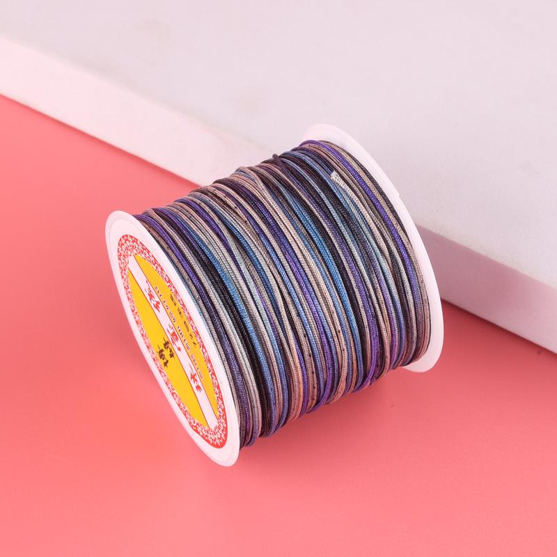 Boting 30m Multicolor Jade Thread: 5-Color DIY Gradient Jewelry & Braiding Cord