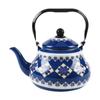 Ceramic Teapot Tea Kettle Enamel Kettle Porcelain Tea Kettles for Boiling Hot Water for Outdoor Household Hotel Picnic Kitchen