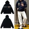 AMI ANCIENT Unisex Embroidered Heart Terry Cloth Hoodie - Versatile Loose Fit Pullover Jacket for Autumn/Winter