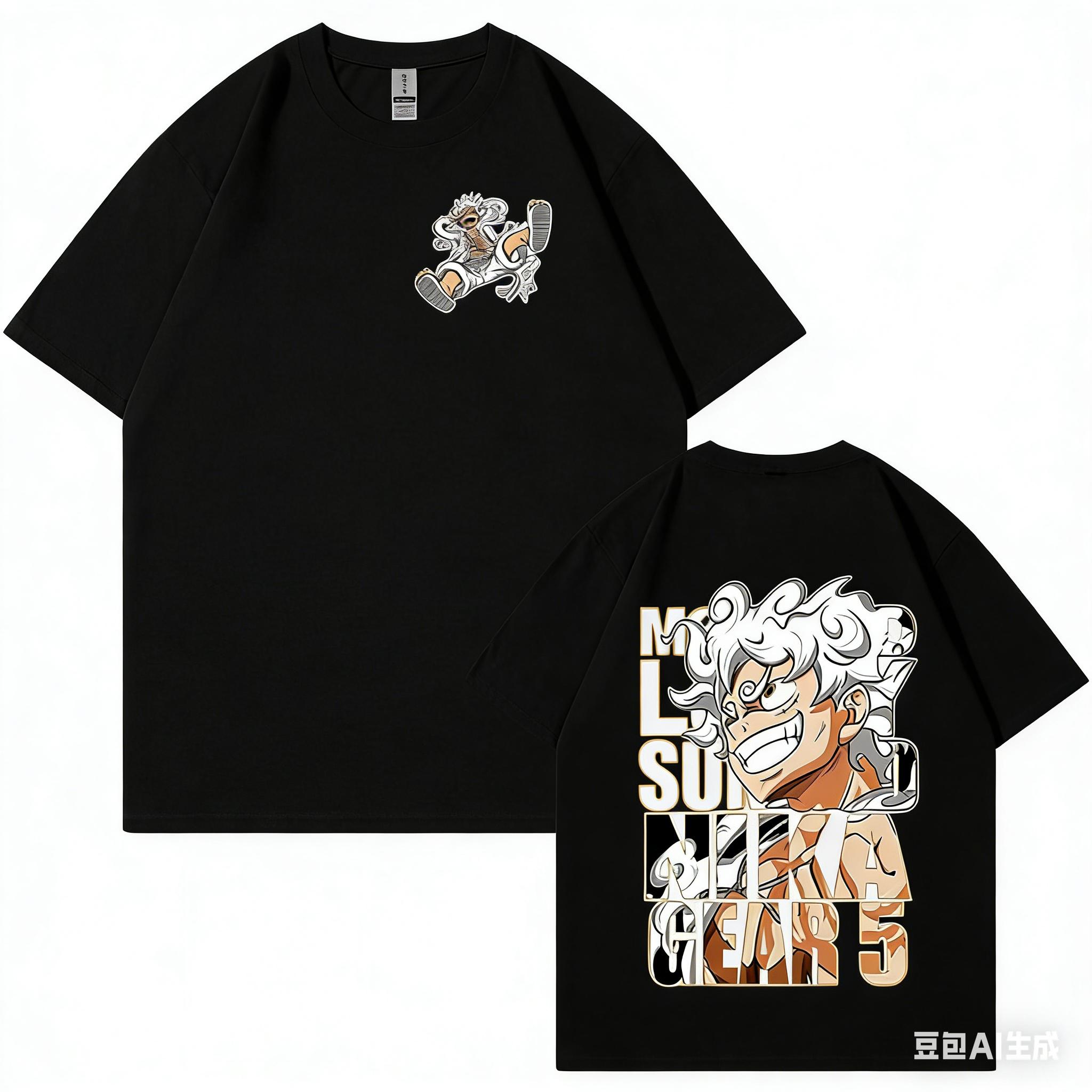 

2026 New One Piece Men s and Women s Summer T-shirt Short Sleeves Shanks Japanese Anime Niche Tee Boy s Parent-child Clothes... S разноцветный