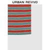 UR Men's Retro Color Block Stripe Polo Shirt