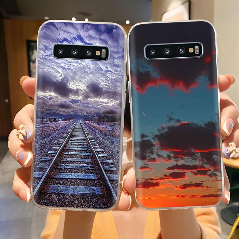 Phone Case For Samsung Galaxy S10 Plus Case Fundas Cases For Samsung Galaxy S10 S 10+ S10E Soft TPU Silicone Bumper Cover Coque