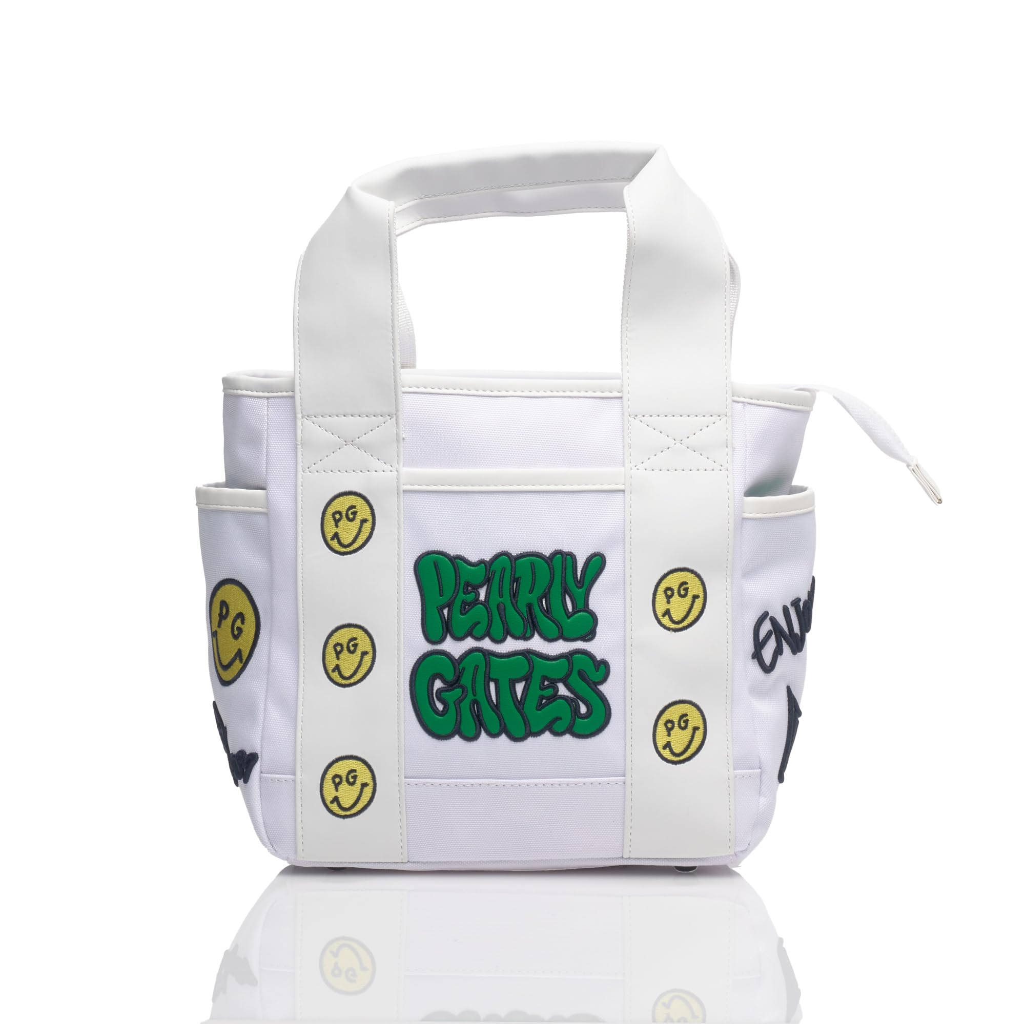 

[Pearly Gates] Cart bag [LoveGOLF series] (Nico-chan brand logo) Golf round 053-4181502 030White FR