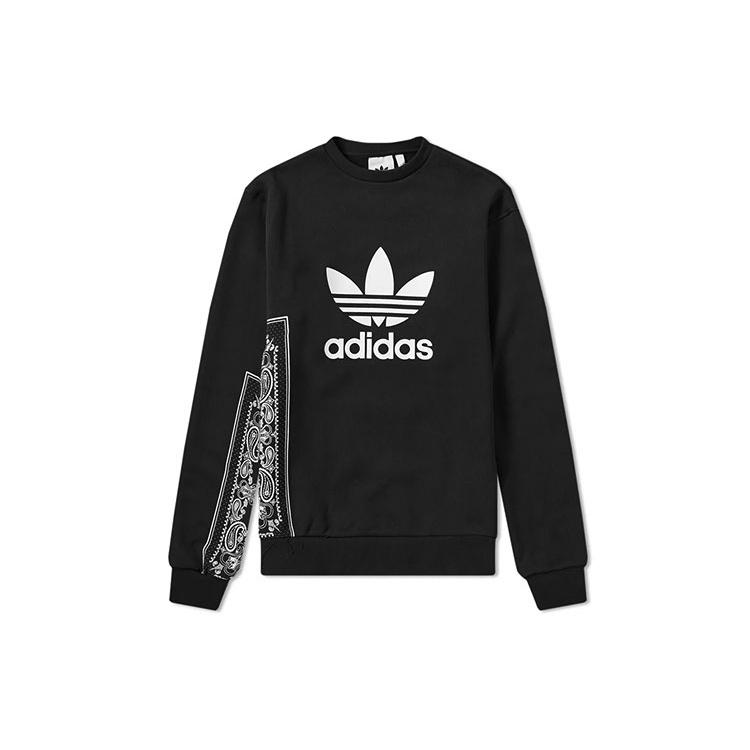 adidas originals Round Neck Pullover Black Men s DV2013 XS