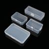 New Mini Plastic Box Rectangular Box Translucent Box Packing Box Storage Box Dustproof Durable Jewelry Storage Case Container