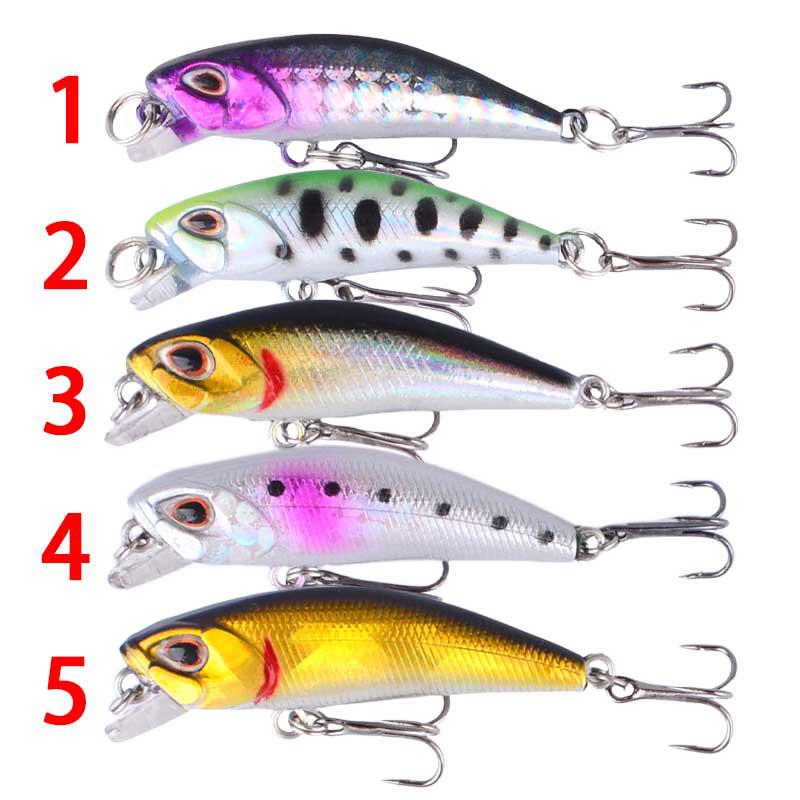 Micro Sinking Minnow 4.8cm/3.5g Asp Bass Imitation - Hard Plastic Fishing Lure