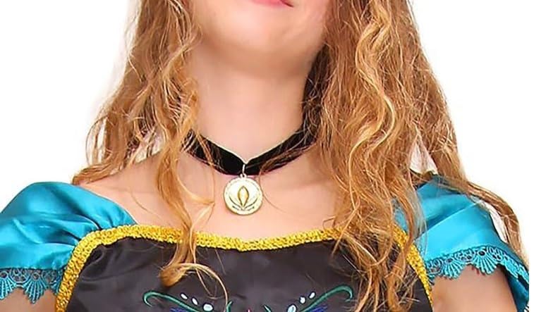 Nightbaby Coronation Necklace Choker Cosplay Costume Accessory for and Recitals Halloween, Adults, Kids, Events,