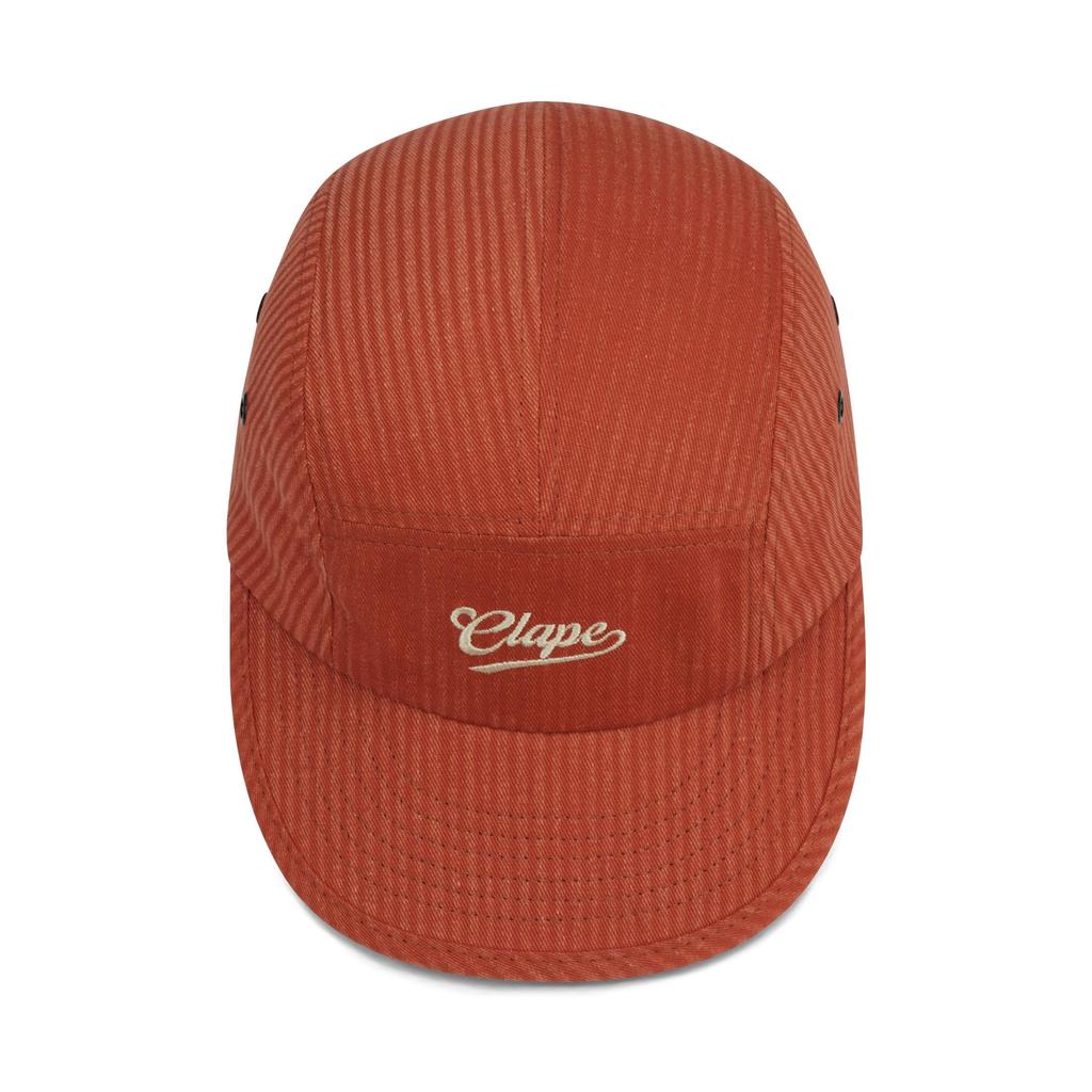 Clape Flat Cap with Embroidered Large Adjustable Perfect for Outdoor and Exercise Men's 5-Panel Logo, Size, Fit, Cycling, Golf, Activities, (Orange