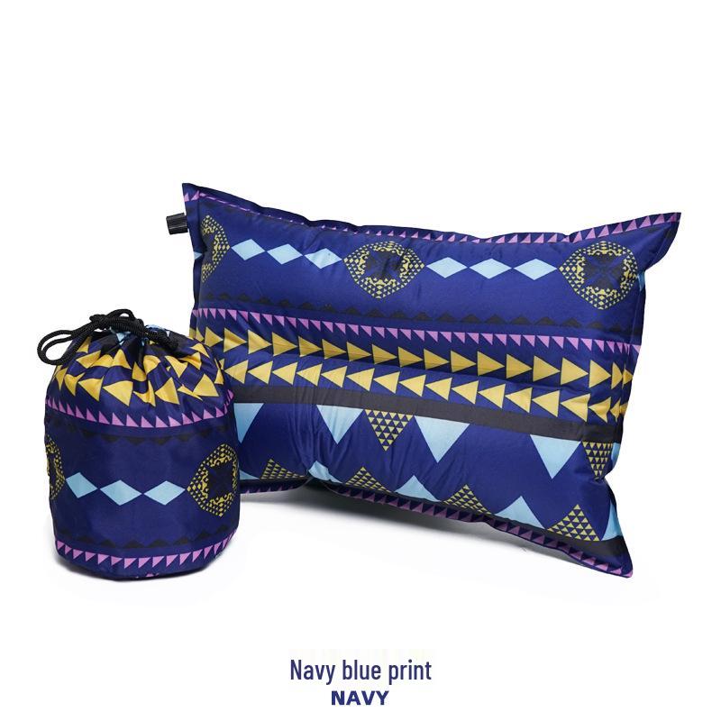 Ethnic Style Self-Inflating Travel Pillow for Camping and Leisure 40cm x 30cm x 10cm 1230₽