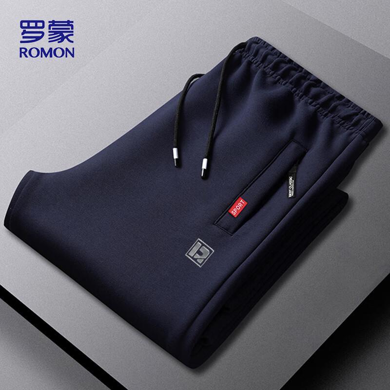 

ROMON Men s Casual Straight-Leg Warm Sweatpants T1053 L