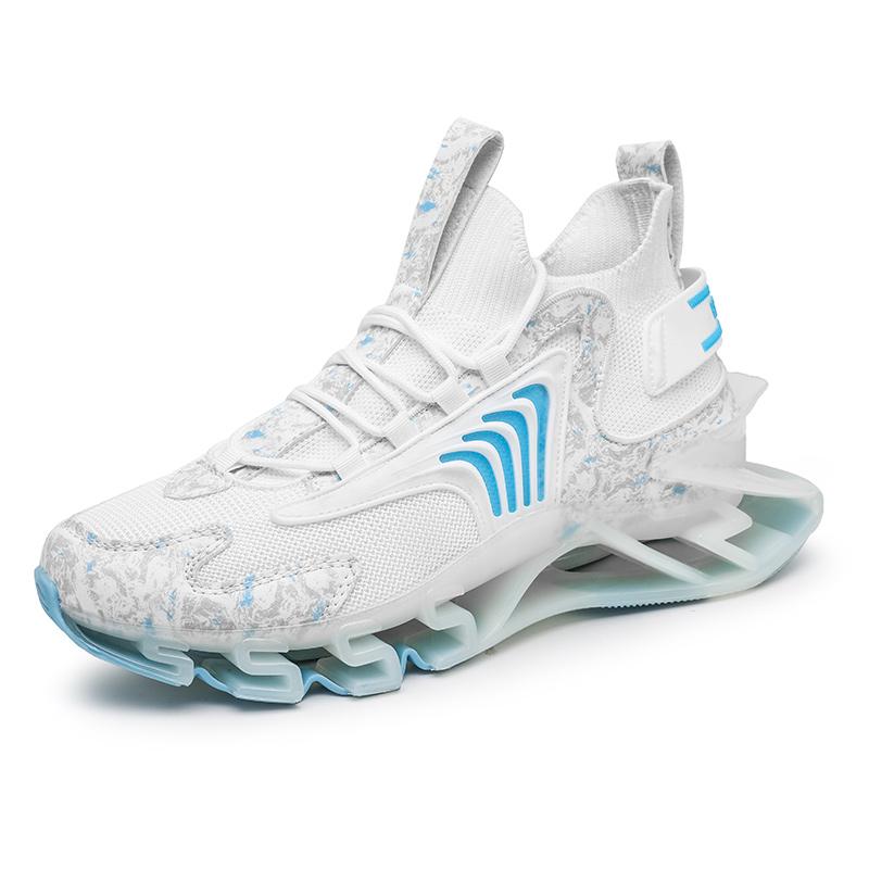 New men's casual shoes, professional running sports, shock-absorbing, teenagers and students, knife-edge sneakers for men