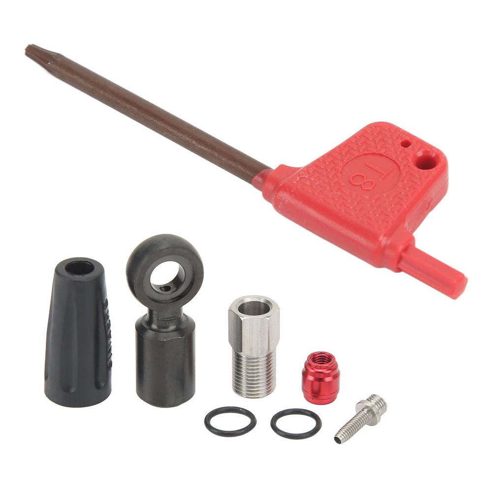 Bike DIY Repairing Kit with Olive Connecting Insert and Disc Brake Cable Adapter for SRAM FLAT
