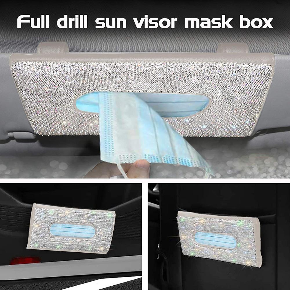 

Towel Sets Portable Wide Compatibility Pu Leather 9.05x5.11 Inch Car Storage Tools Car Tissue Box Easy Installation Car Supplies