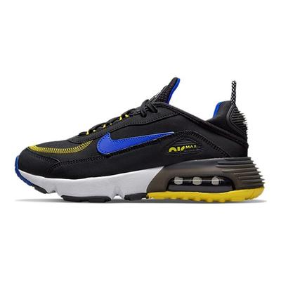 Air Max 2090 Lightweight Cushioning Low Top Kids Running Shoes Kids Running Shoes Black Blue Yellow DH9738-005