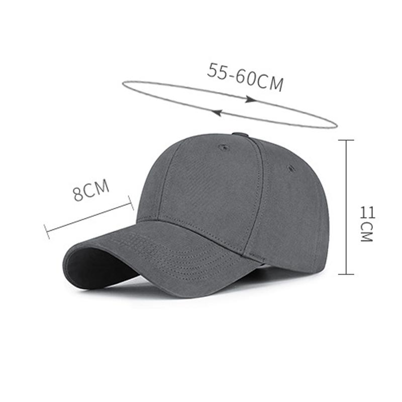 Four Seasons Men Women Solid Color Cotton Baseball Cap Outdoor Sports Sun Hat