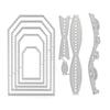 3pcs Die Cuts Carbon Steel Practical Portable Scrapbooking Carving Mould for Decoration
