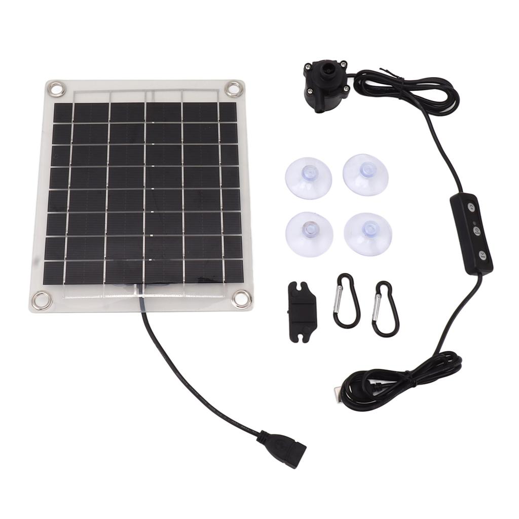 Solar Water Pump Kit 20W Submersible for Fountain Pond Bird Bath Irrigation Adjustable Water Volume