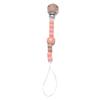 Soother Holder Baby Pacifier Chain Wood Baby Teething Toys Straps Cute Nipple Holder Clips  Toddler