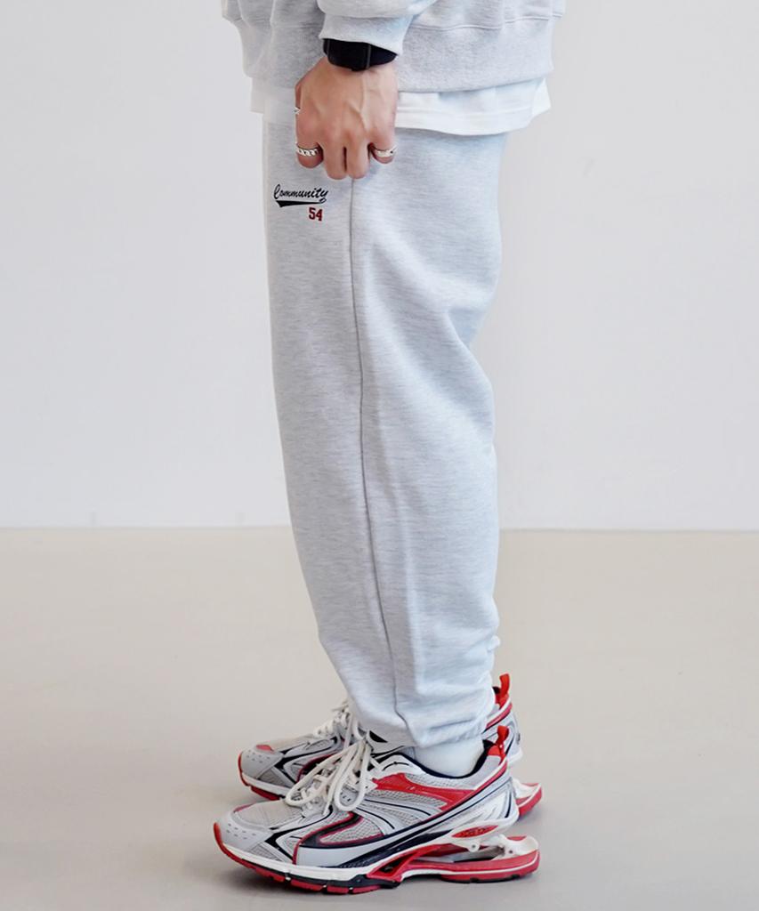 Deomail [Set]Community 54 Sweat Shirts Pants - Oatmeal