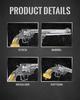 Piececool 3D Metal Assembly No Glue Puzzle, Revolver, Required, Required, 3-Star Difficulty, Intermediate/Adult