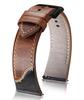 BINLUN Leather Watch Handmade Leather Watch Quick Retro Patchwork Replacement Watch Band for Men and Women Light Strap, 20mm, 21mm, 22mm, 24mm, Band,