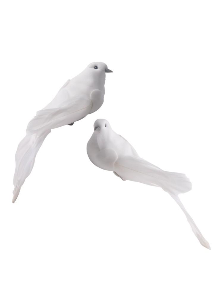 Bird Artificial Doves Indoors Outdoors Lover Ornament
