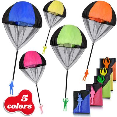 Hand Werfen Fallschirm Kinder Outdoor Lustige Spielzeug Spiel Spielen Spielzeug Für Kinder Fliegen Fallschirm Sport Mini Soldat