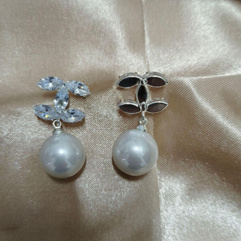 Damen Luxus Perle Zirkon Französische Hängeohrringe - 2025 High-End Mode Ohrstecker