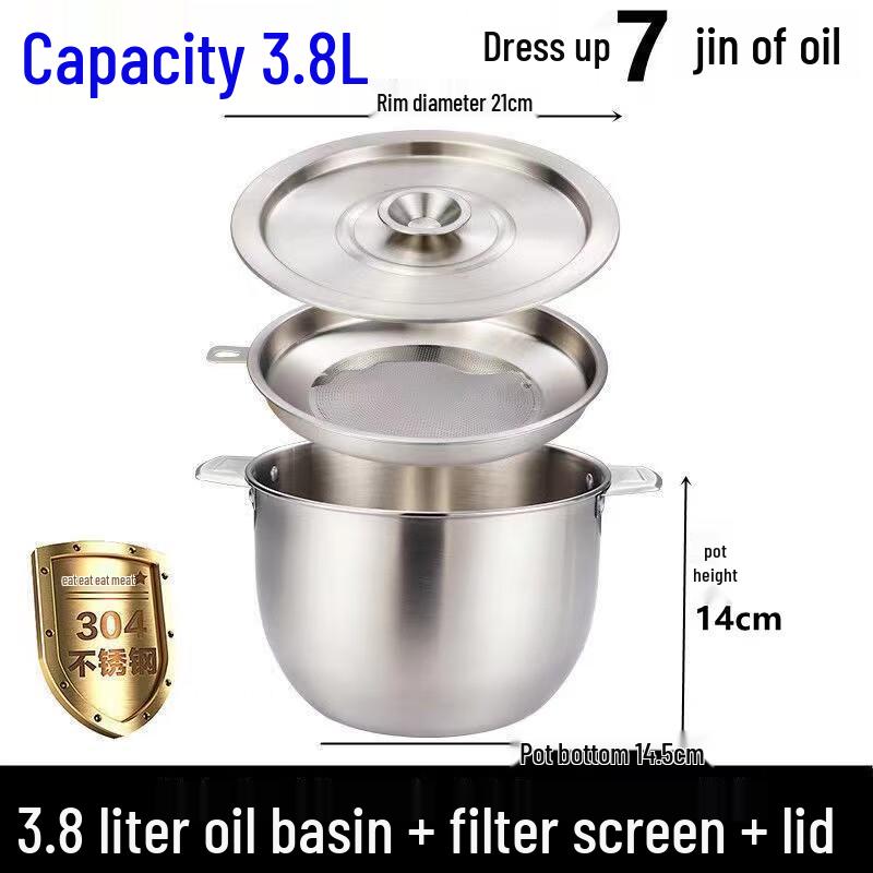 Mailang 304 Edelstahl Ölkanne mit Filter