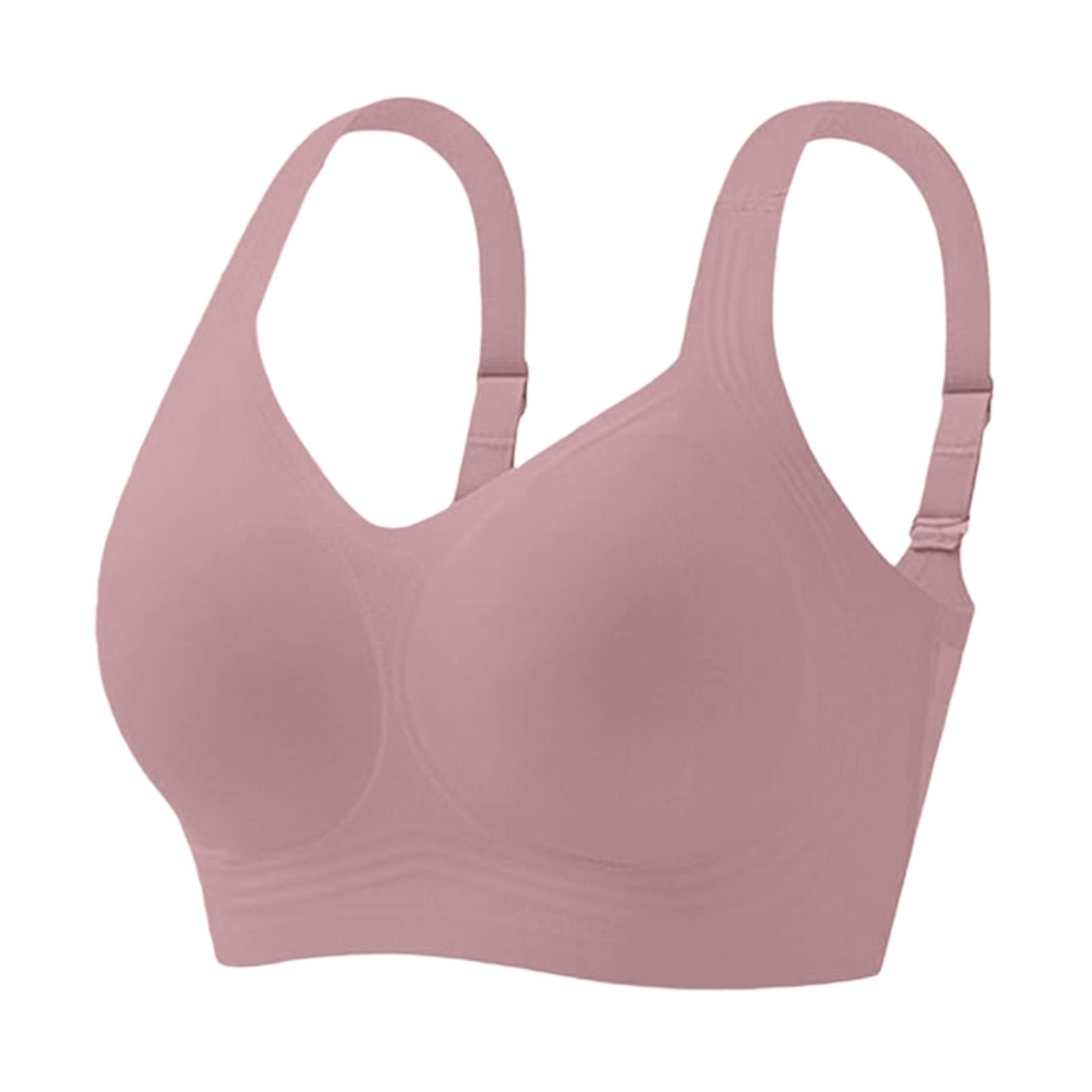 

Желейні бюстгальтери для жінок М який бездротовий бюстгальтер пуш-ап З повною підтримкою Для літніх З підйомом спини червоний