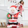 1pc Standing Santa Claus Foil Balloon Christmas Decorations Nativity Theme Party Theme Holiday Party New Year Party Family