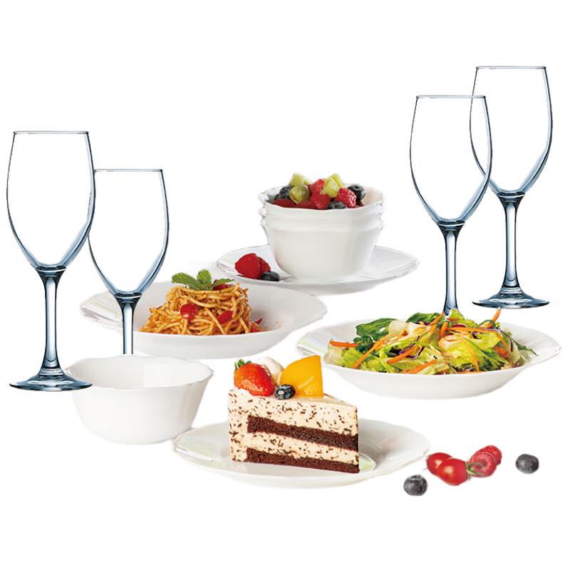 Luminarc V7259 12-delars vit glas servis