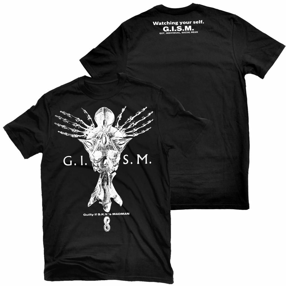 GISM Футболка с черепом и крыльями НОВАЯ! Relapse Records TS4642 Унисекс Футболка S