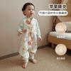 Baby Long Sleeve Sleep Sack 6-Layer Bamboo Cotton Split Leg Anti-Kick Blanket Fall