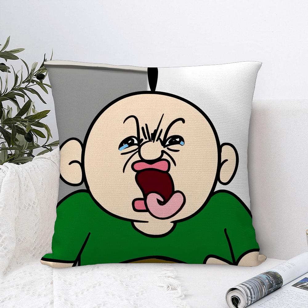 Bbangbbangs Diary Cartoon Pillow Case Sofa Decorative Home Double-sided Print Plush Throw Pillow Covers Cushion Decor Cover