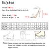 Fashion Eilyken New Design Sexy White String Bead High Heels Women Sandals Summer Gladiator Party Dress Buckles Pumps Shoes Size 35-42