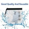 Resealable Toiletry Bag Leak Proof Clear Zip Bag Zipper Sealing Pouch Airport Security Travel Bag for Liquids Carry-on Regulations