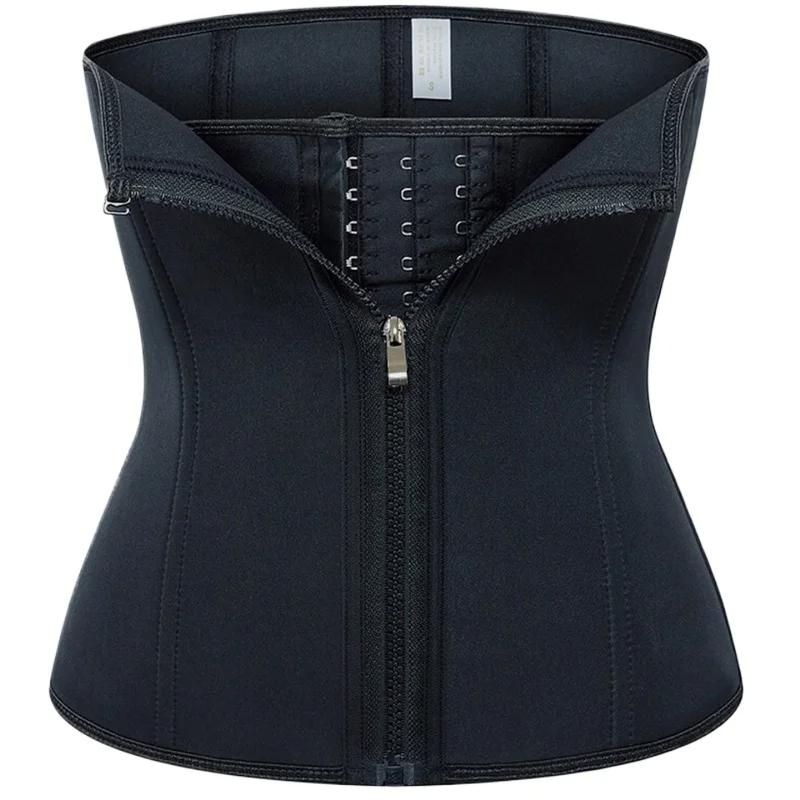 Sauna Sweat Belt Neoprene Waist Trainer for Women Weight Loss Body Shaper Corset Slimming Belly Tummy Trimmer Sports Cincher