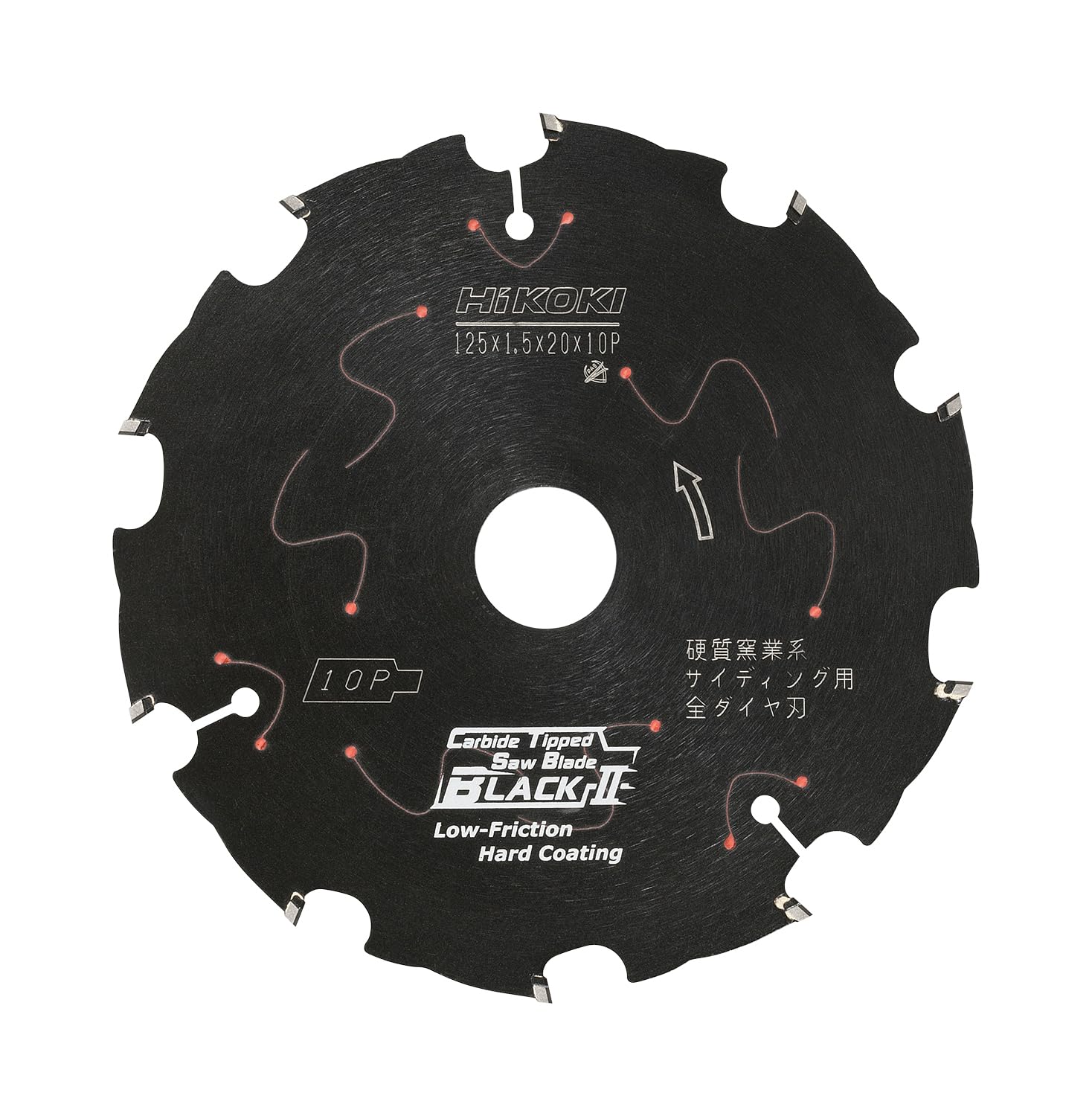 

HiKOKI Super Tip Saw Diamond Black for Hard Ceramic Siding Diameter (All II) (Outer 125mm) 0033-6995 чёрный