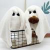 Kawaii Fat Small White/Black/Pumpkin Ghost Pillow Cushion Plush Toy Soft Doll Sweet Cute Christmas Gift